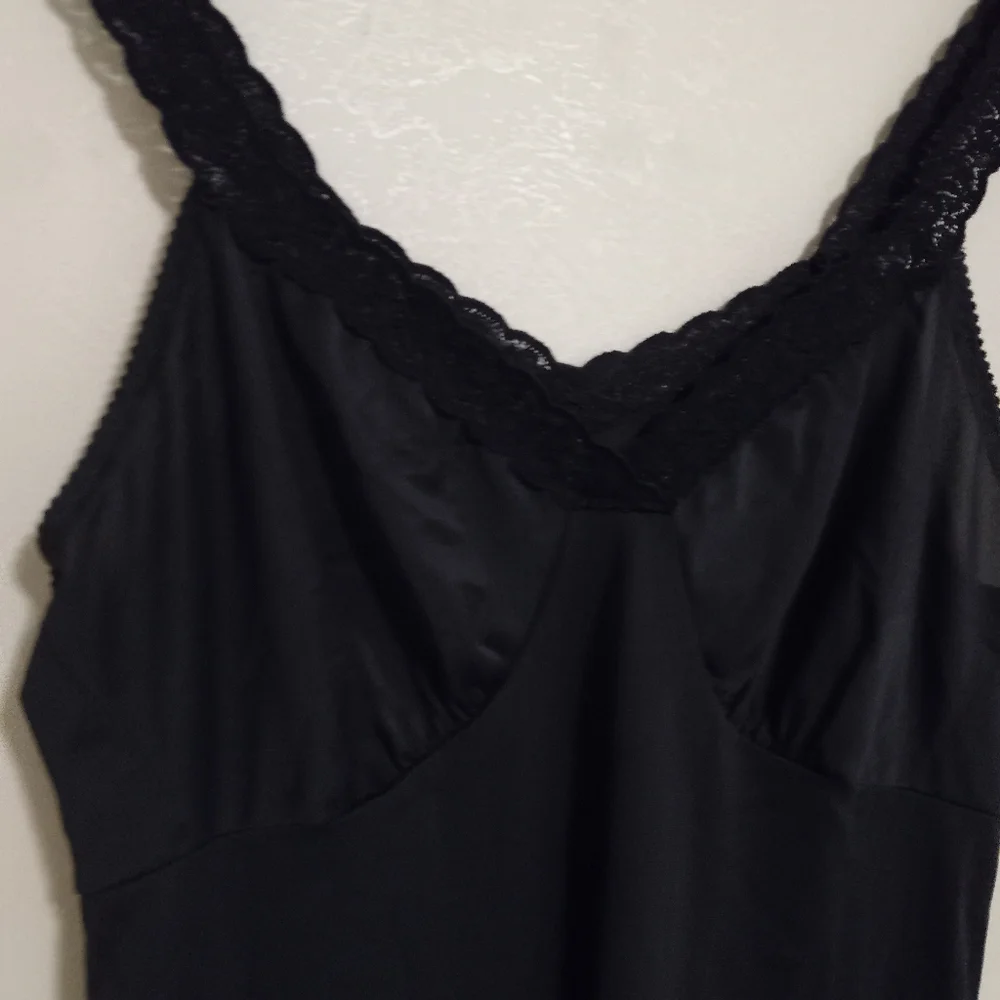 Cabernet 36 Full Black Lace Trimmed Slip - Picture 8 of 11